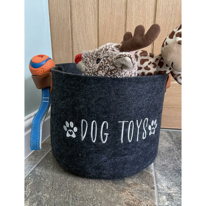 Dog Toys Felt Basket