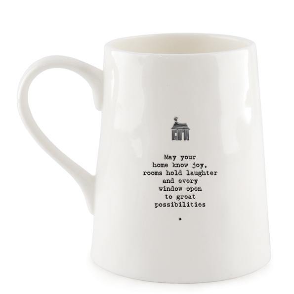 East of India - "May Your Home” Porcelain Mug - The Olive Branch & Lovely Libby's