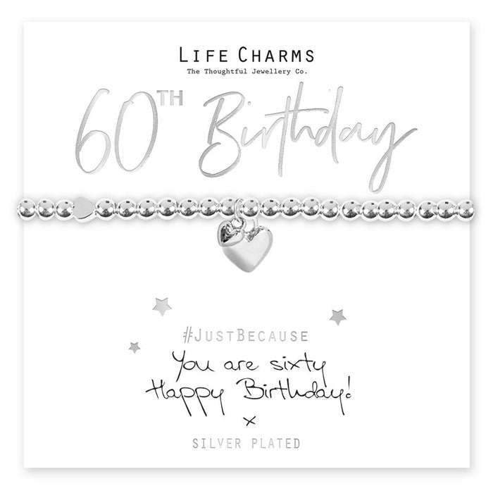60th Birthday Bracelet by Life Charms