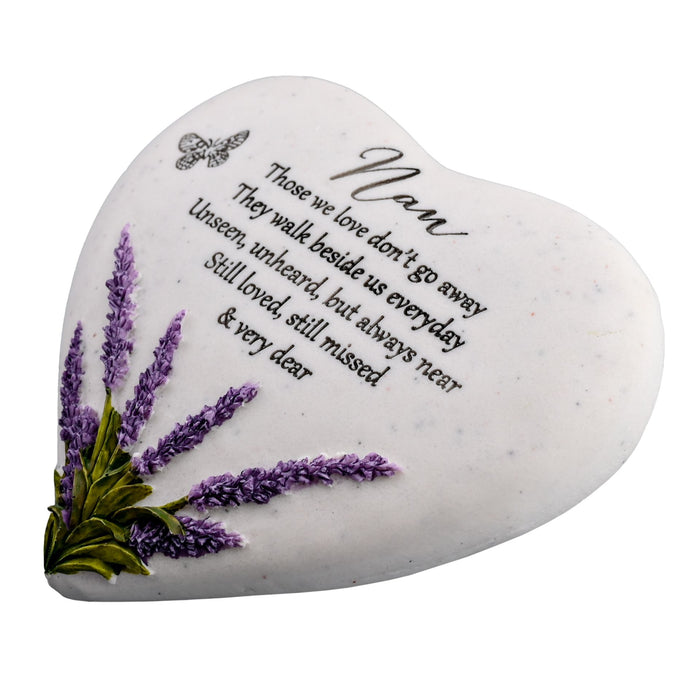 Thoughts Of You - Nan Heart Stone Memorial - Light Your Way