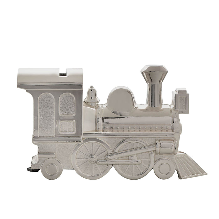 Silver Plated Train Money Box