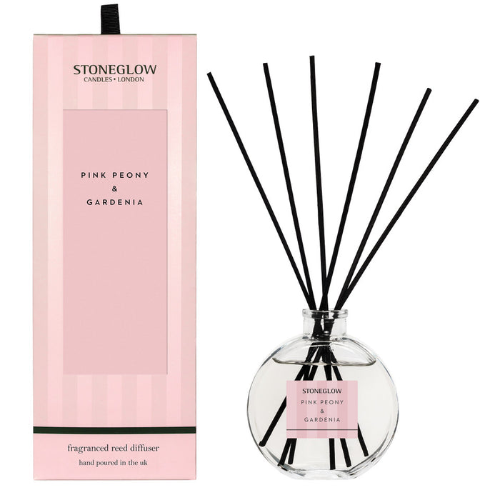 Pink Peony & Gardenia Reed Diffuser - Modern Classics by Stoneglow