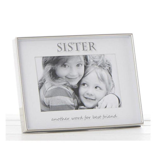 6" x 4" - Mirror Sentiment Photo Frame - Sister - The Olive Branch & Lovely Libby's