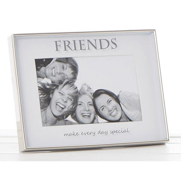 6" x 4" - Mirror Sentiment Photo Frame - Friends - The Olive Branch & Lovely Libby's
