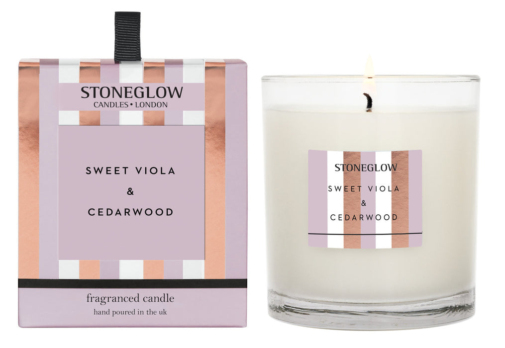 Stoneglow Modern Classics - Sweet Viola and Cedarwood Candle