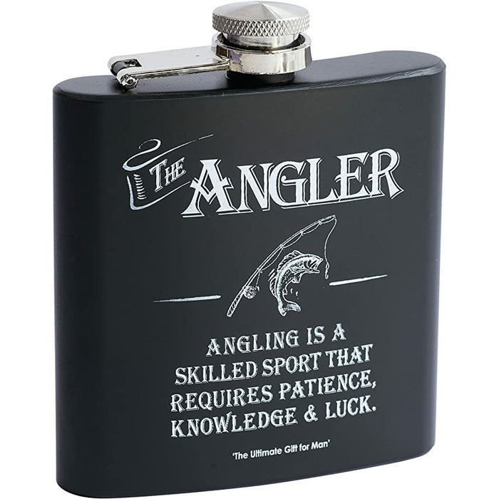 "The Angler" Hipflask