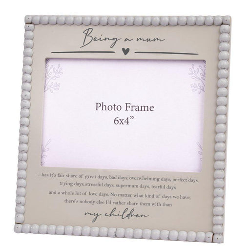 6" x 4" Being A Mum Photo Frame - The Olive Branch & Lovely Libby's