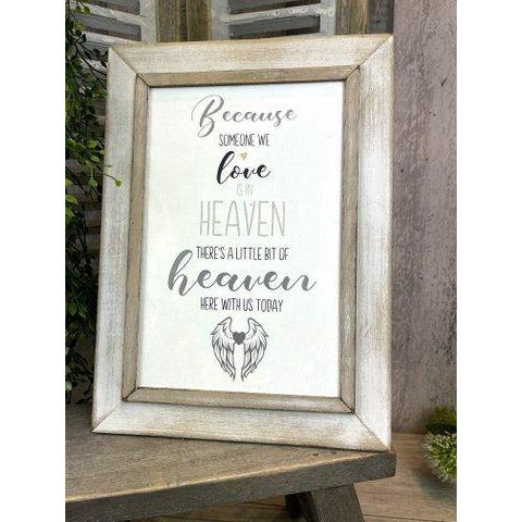 Because Someone We Love Photo Frame - The Olive Branch & Lovely Libby's