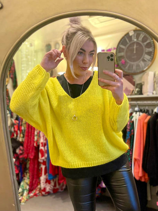 Bright 2025 yellow jumper