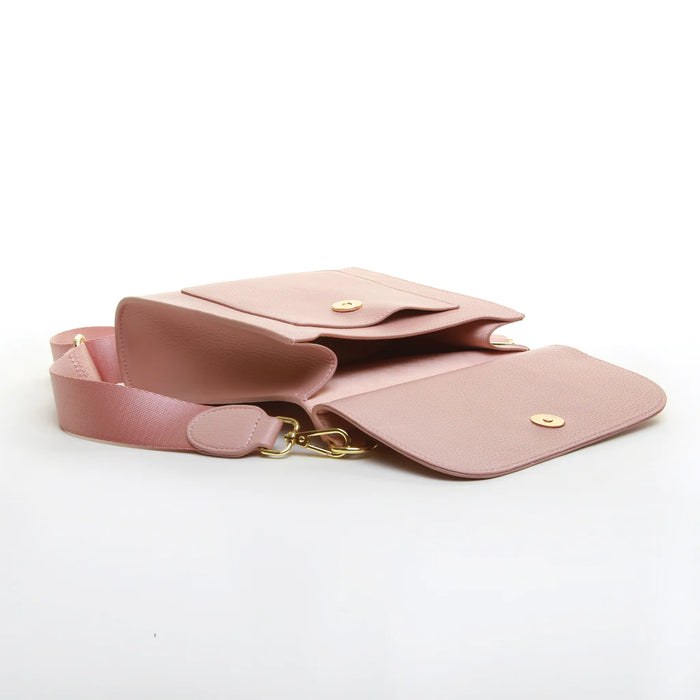 Pink Bloomsbury Crossbody Bag by Alice Wheeler