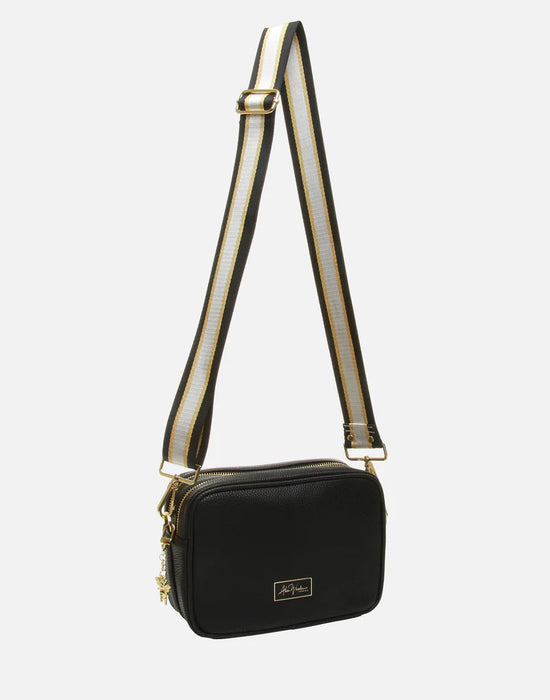 Black Soho Double Zip Camera Bag by Alice Wheeler