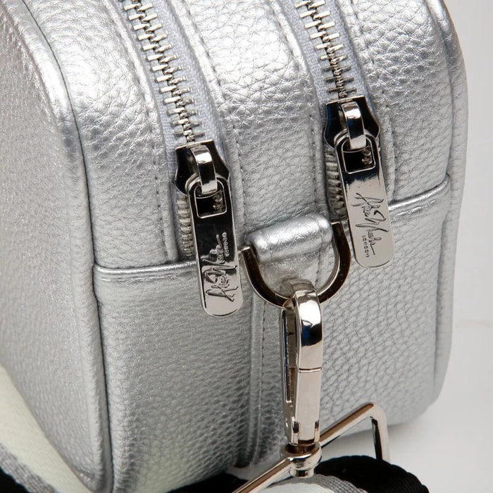 Silver Soho Double Zip Camera Bag by Alice Wheeler