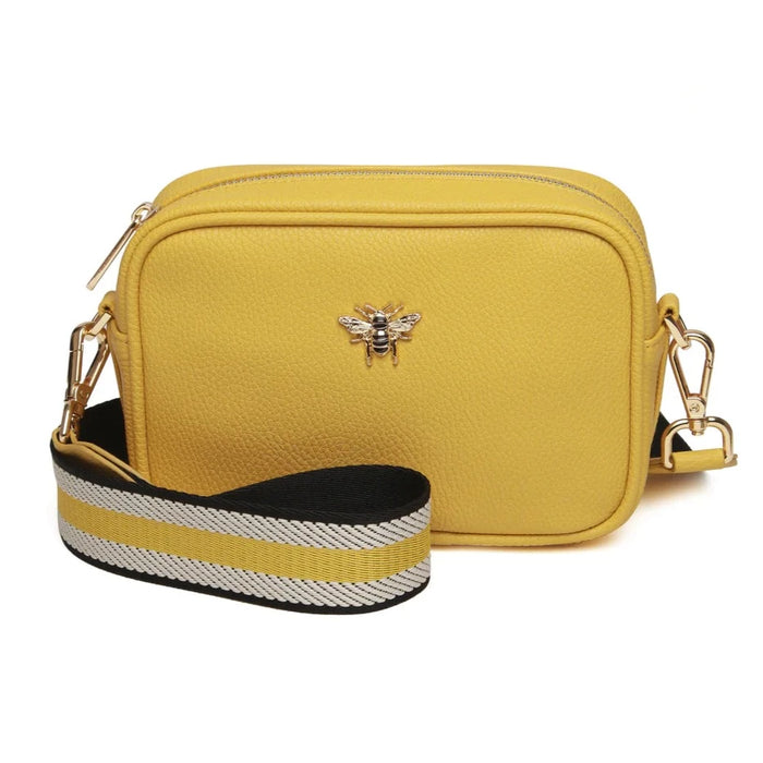 Mustard Mini Mayfair Camera Bag by Alice Wheeler