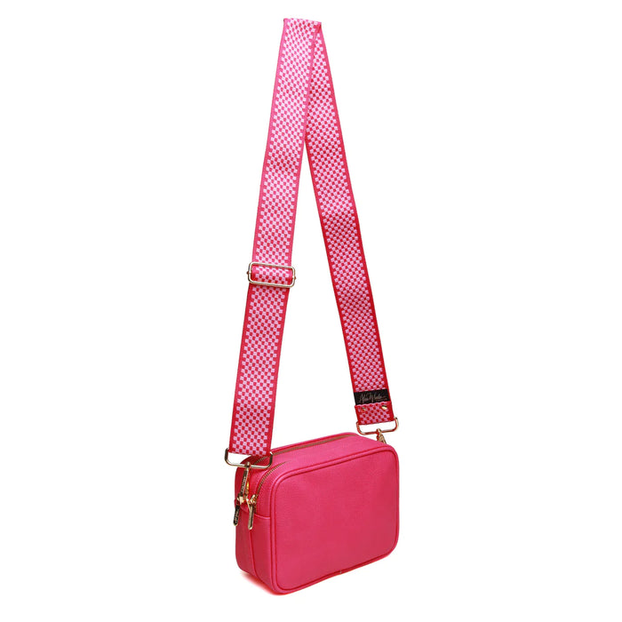 Hot Pink Soho Double Zip Camera Bag by Alice Wheeler