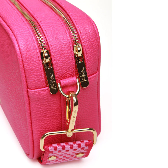 Hot Pink Soho Double Zip Camera Bag by Alice Wheeler