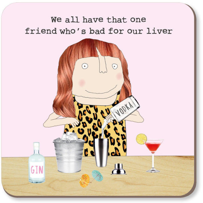 Friend Liver Coaster by Rosie Made a Thing