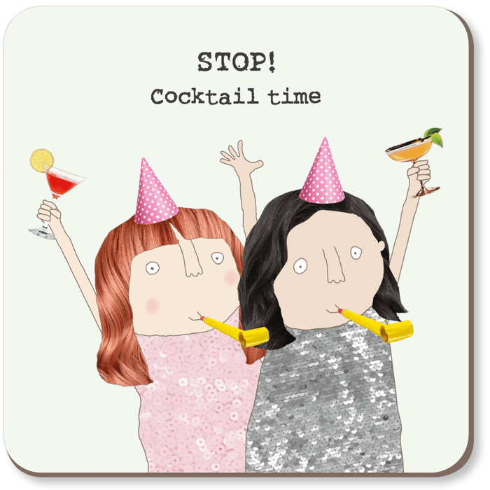 Cocktail Time Coaster by Rosie Made a Thing