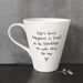 East of India - "Life's Truest Happiness" Mug - The Olive Branch & Lovely Libby's