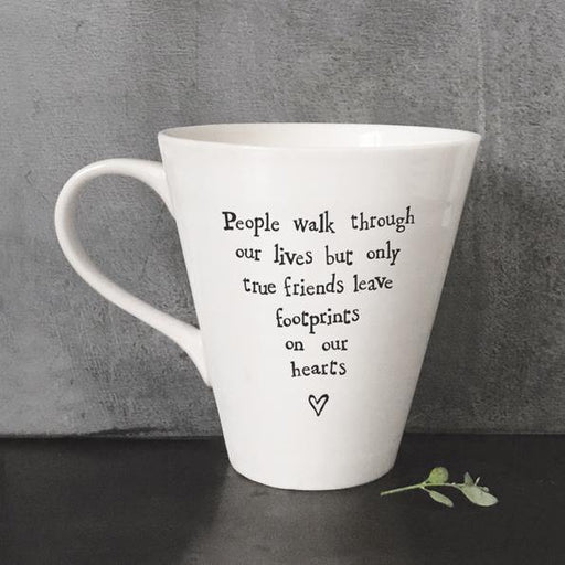 East of India - "People Walk Through Our Lives" Mug - The Olive Branch & Lovely Libby's