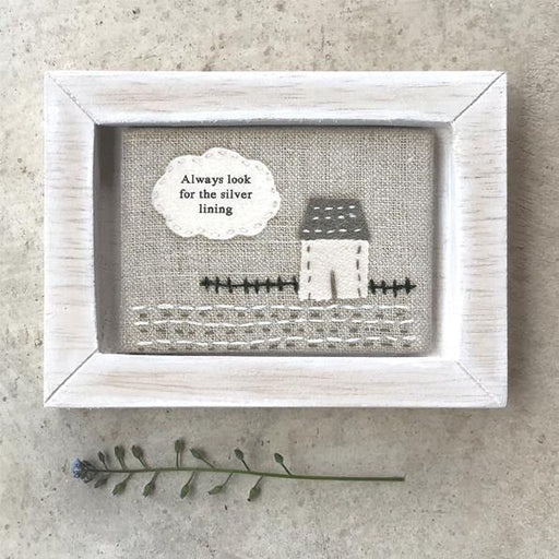 East of India - "Silver Lining" Landscape Embroidered Frame - The Olive Branch & Lovely Libby's