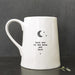East of India - "Love You to the Moon” Porcelain Mug - The Olive Branch & Lovely Libby's