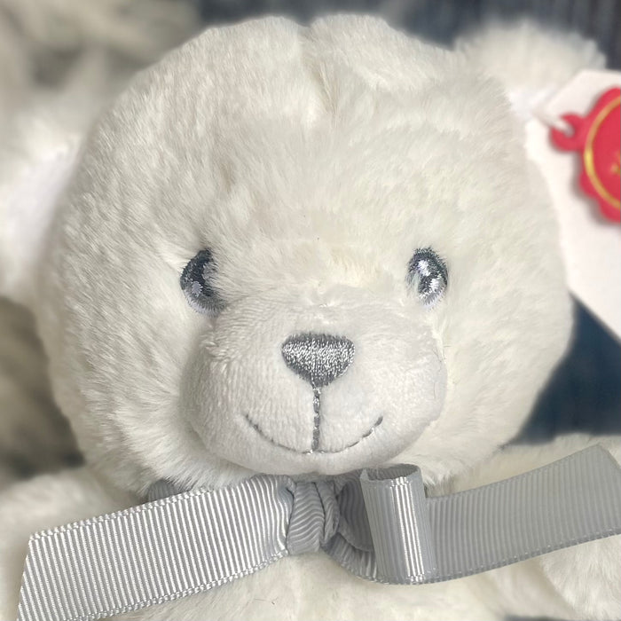 Small White and Grey Bear by Keel Toys