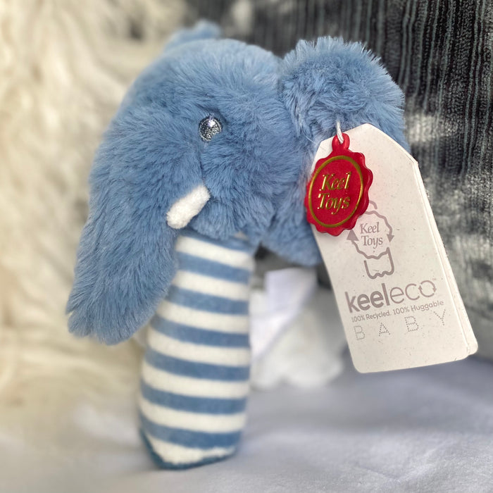 Ezra Elephant Rattle by Keel Toys