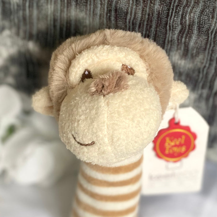 Marcel Monkey Rattle by Keel Toys — Lovely Libby's