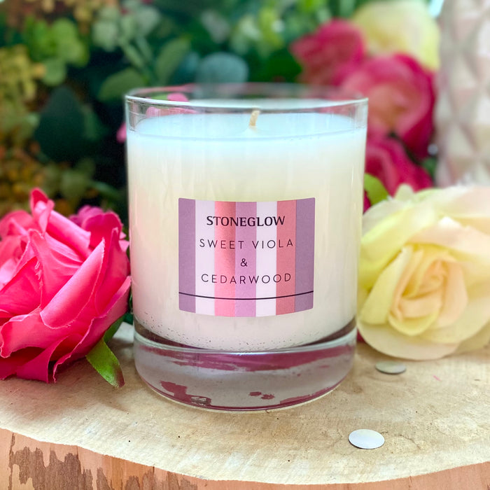 Stoneglow Modern Classics - Sweet Viola and Cedarwood Candle