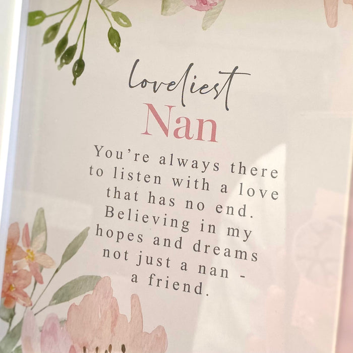 Loveliest Nan Photo Frame