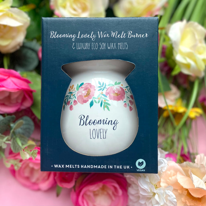 Blooming Lovely Wax Melt Burner Gift Set