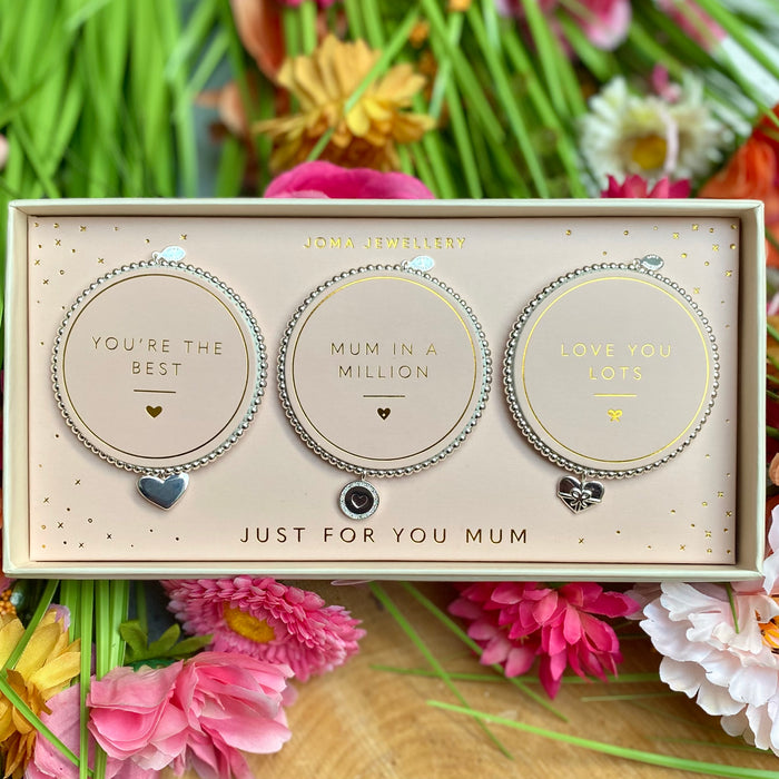 "Just For You Mum" Boxed Trio of Bracelets by Joma Jewellery