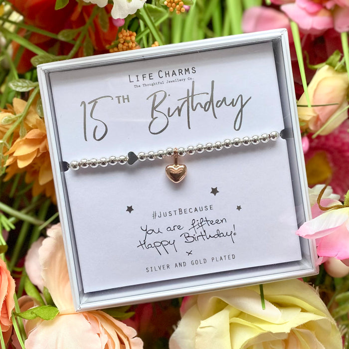 15th Birthday Bracelet by Life Charms