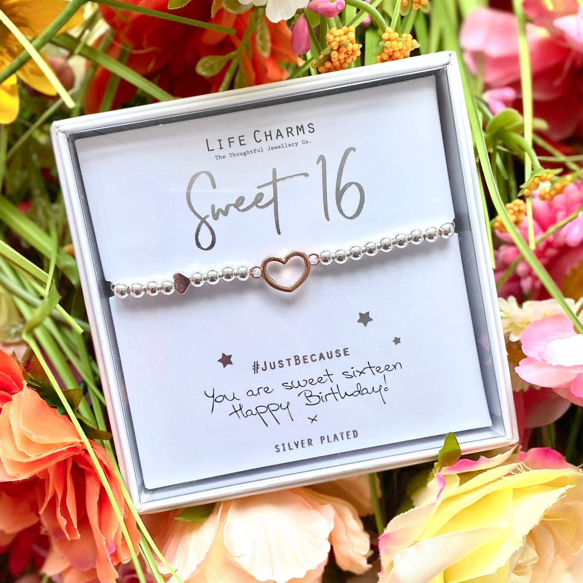 Sweet sixteen 2025 charm bracelet