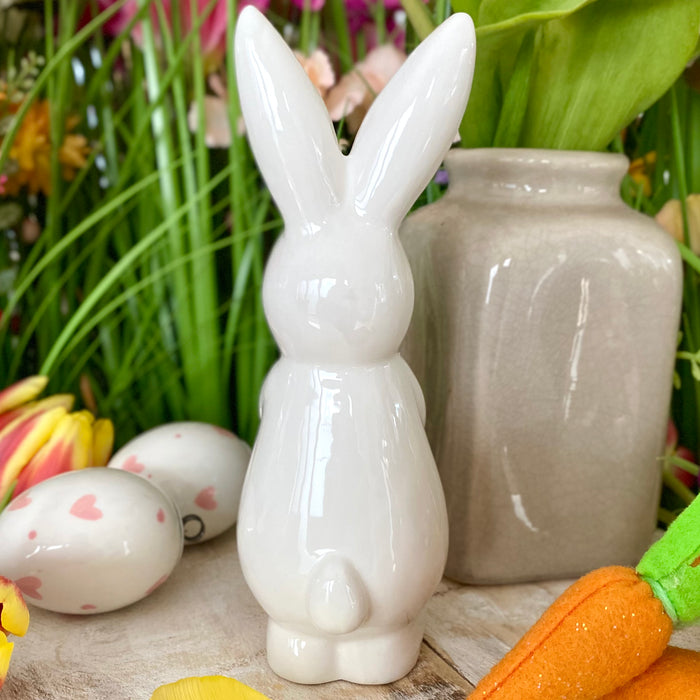 Ceramic Bunny with Blue Egg
