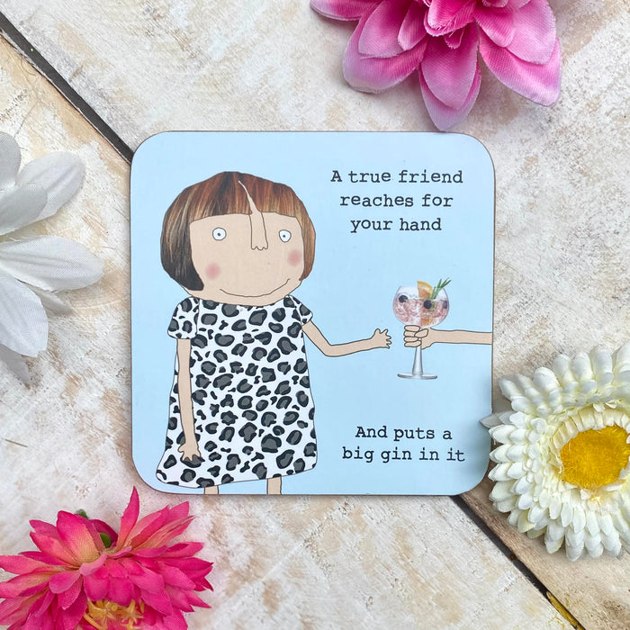True Friend Coaster by Rosie Made a Thing