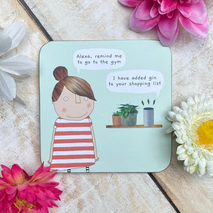 Alexa Gin Coaster by Rosie Made a Thing
