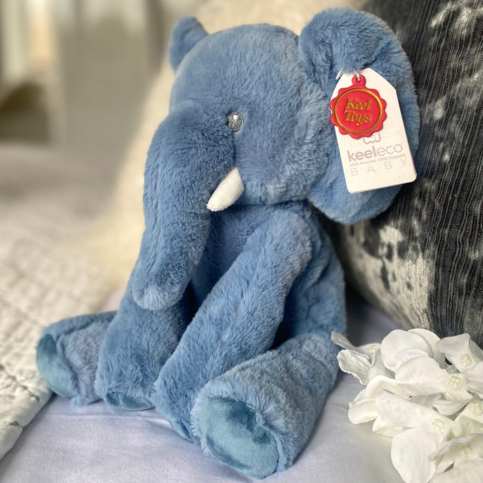 Large Ezra Elephant by Keel Toys