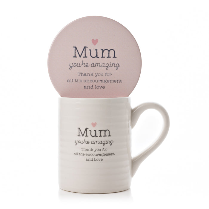 Mum Mug & Coaster Set