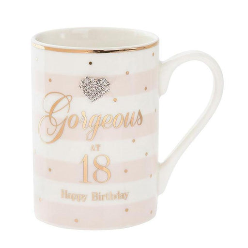 Gorgeous at 18 Diamante Mug Happy Birthday - The Olive Branch & Lovely Libby's
