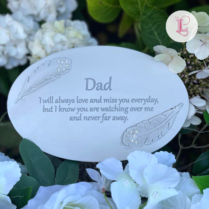 Thoughts Of You - Memorial Plaque - Dad