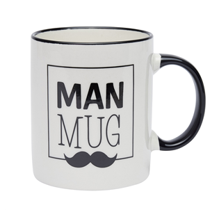 "Man Mug" Moustache Mug