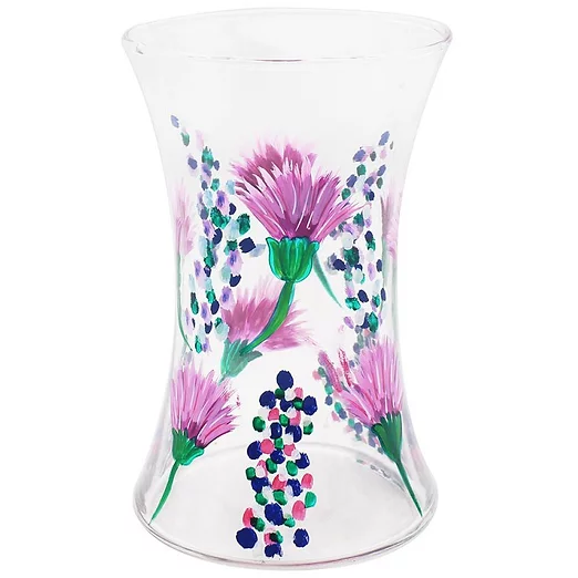 Lynsey Johnstone - Hand Painted Vase - Thistles & Heather
