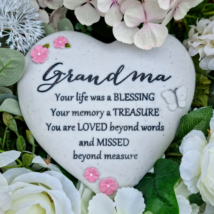 Thoughts Of You - Memorial Hearts - Grandma