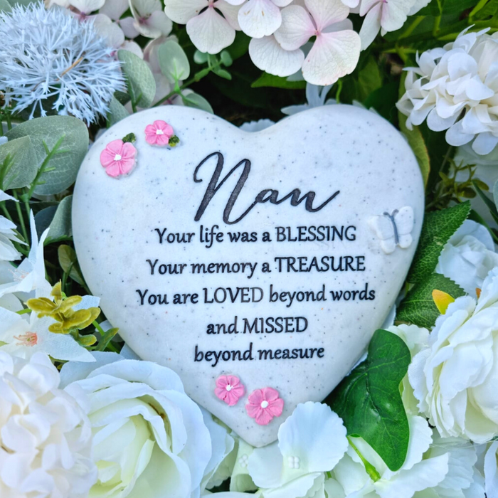 Thoughts Of You - Memorial Hearts - Nan