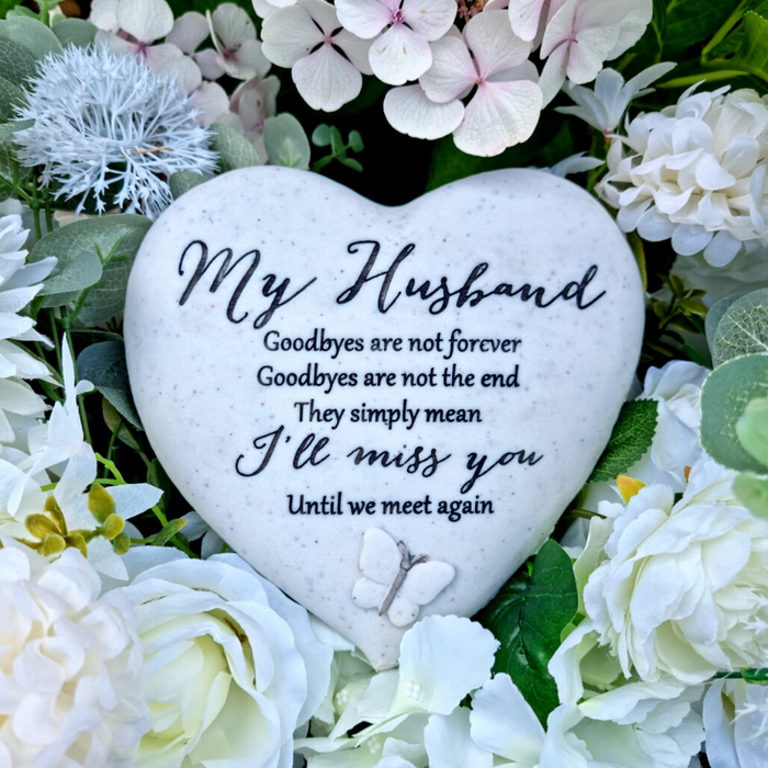 Thoughts Of You - Memorial Hearts - Husband