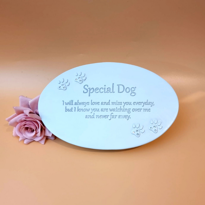 Thoughts Of You - Memorial Plaque - Dog
