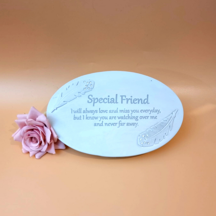 Thoughts Of You - Memorial Plaque - Special Friend