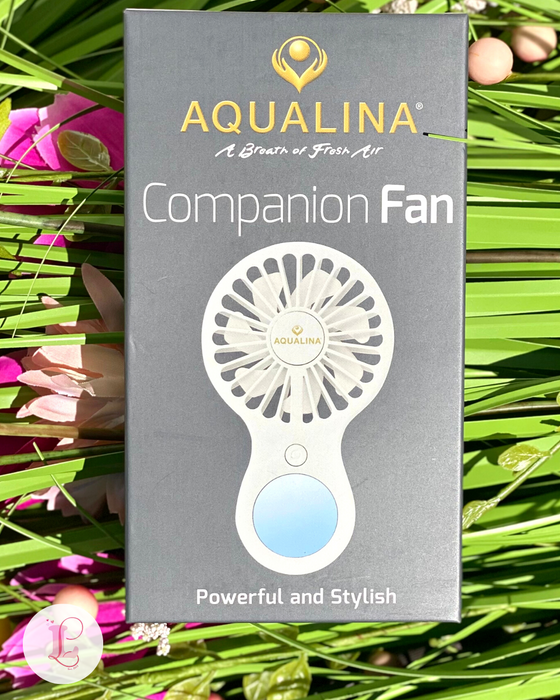 Handheld Companion Fan - White