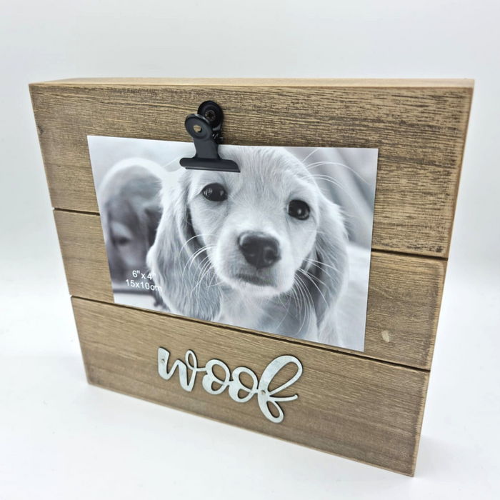 Pet Clip Frame - Woof